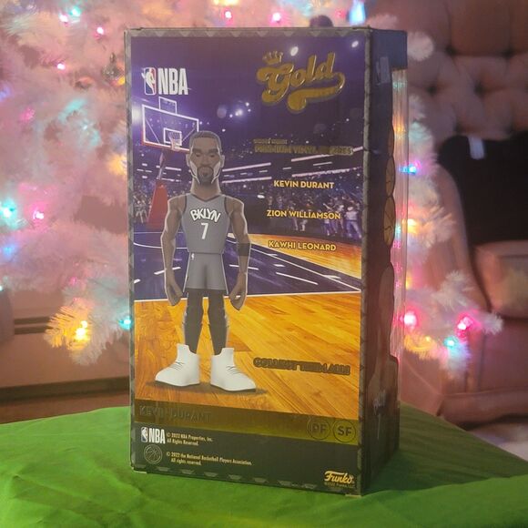 Premium Gold Kevin Durant Funko Pop Vinyl Figure NBA Sponsored - Picture 2 of 6